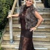 A IBME EXCLUSIVE SPETS DRESS BRUN
