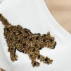 A LOLA CASADEMUNT EXKLUSIVE LEOPARD T-SHIRT