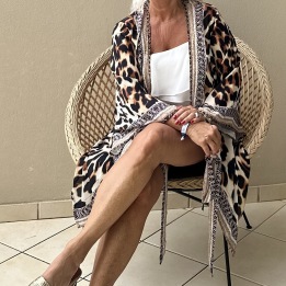 A IBME KIMONO/DRESS MALIBU LEO