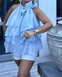 A IBME SKY BLUE BLUS ELOISE YAS