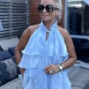 A IBME SKY BLUE BLUS ELOISE YAS
