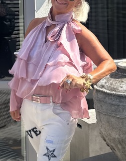 A IBME DUSTY PINK BLUS ELOISE YAS