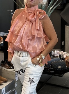 A IBME ORANGE/ROST BLUS ELOISE YAS