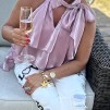 A IBME DUSTY PINK BLUS ELOISE YAS