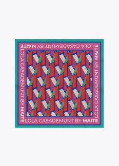 A LOLA CASADEMUNT PINK SCARF