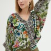 A LOLA CASADEMUNT GREEN ZEBRA BLUS