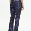 A LOLA CASADEMUNT ROYAL BLUE FIITED ANIMAL PRINT BYXOR