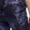 A LOLA CASADEMUNT ROYAL BLUE FIITED ANIMAL PRINT BYXOR