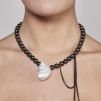A NÜ DENMARK Cave No. 9 Necklace BLACK