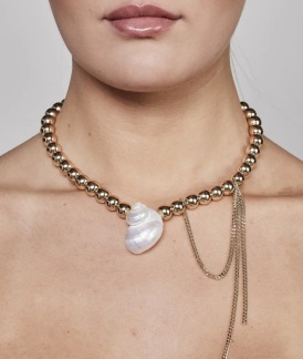 A NÜ DENMARK Cave No. 9 Necklace GOLD