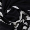 A LOLA CASADEMUNT ZEBRA PRINT BLACK ECRU