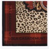 A LOLA CASADEMUNT BURGUNDY SCARF