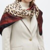 A LOLA CASADEMUNT BURGUNDY SCARF