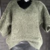 A PREMIUM MOHAIR ARMY GREEN