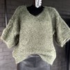A PREMIUM MOHAIR ARMY GREEN