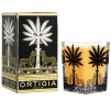 A ORTIGIA SICILIA Ambra Nera Large Square Candle