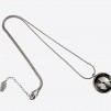 HALSBAND THE ZEN AMULET Silver/Rökfärgad 75cm - HALSBAND THE ZEN AMULET Silver/Rökfärgad 75cm