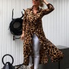 KARMAMIA Leopard Ruffle Kimono