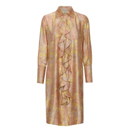 KARMAMIA Medallion Ruffle Kimono (short)