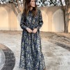 KARMAMIA Nakita Maxi Dress - Indigo Provence