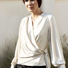 KARMAMIA Ines Blouse - Ivory