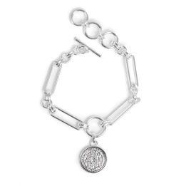 A&C OSLO COINS OF RELIEF ARMBAND SILVER