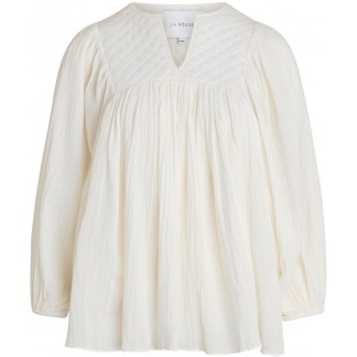 LA ROUGE Malle Blouse Off White