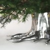 GARDEN GLORY CHRISTMAS TREE STAND “THE ROOT” – SILVER