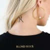 BLOND HOUR - CHAMPAGNE T-SHIRT - BLACK/GOLD