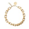 A VANESSA BARONI TANK NECKLACE GOLD VINTAGE