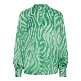 A KARMAMIA Cornelia Shirt - Green Tiger
