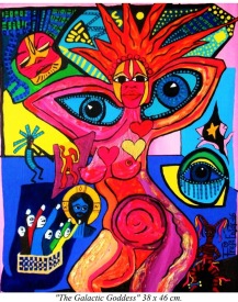 Art Work by FREJA ENJOY "The Galactic Goddess" it is owned by The EUROPEAN ART MUSEUM. Art Work by FREJA ENJOY "The Galactic Goddess" it is owned by The EUROPEAN ART MUSEUM.