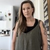 Hängselbyxa / Dungarees - Hängselbyxa 100% Linne Grön