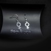 Örhänge med FEMALE - 1 st örhänge kvinnotecken