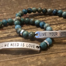 Armband med text