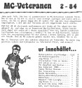 MC Veteranen 1984