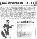 MC Veteranen 1984