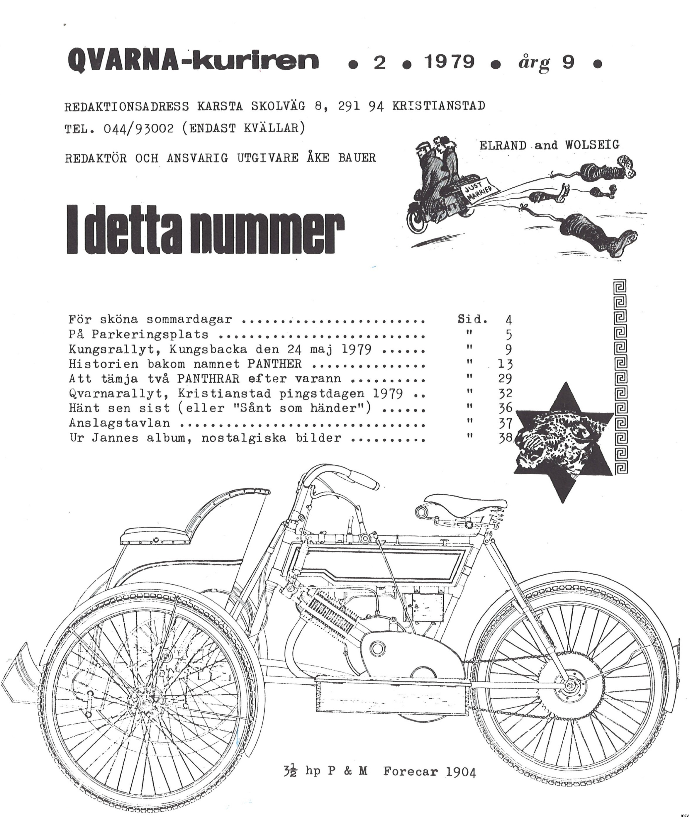 Innehållsförteckning nr 2-1979 Innehållsförteckning nr 2-1979