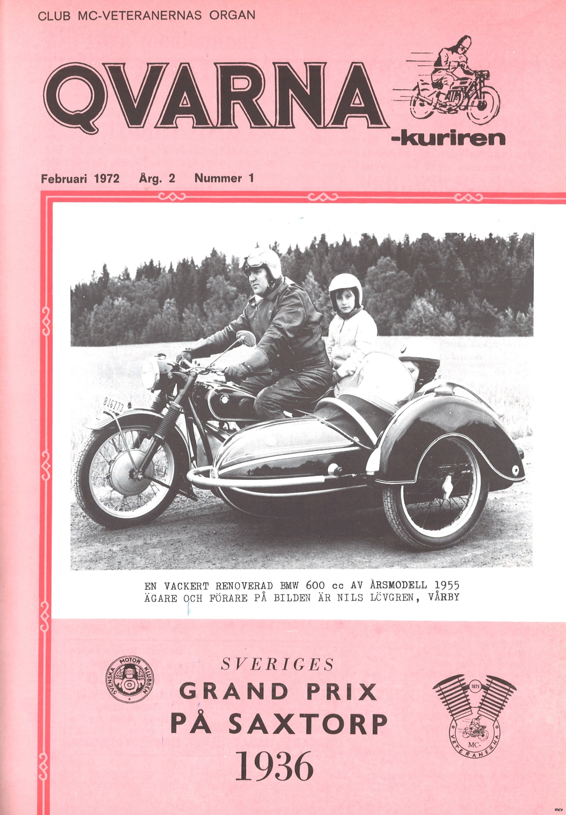 QVARNA-kuriren nr 1-1972 QVARNA-kuriren nr 1-1972