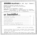 Innehållsförteckning nr 2-1973 QVARNA-kuriren 1973