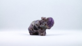 Ametist elefant | trumlade spets stav kristaller slipade stenar healing stenar chakra stenar - Pris: 129kr, Gram: ca 50g