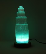 Selenit lampa med fluorescerande ljus