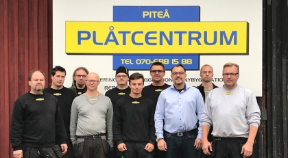 Plåtslagarna på Plåtcentrum i Piteå Plåtslagarna på Plåtcentrum i Piteå