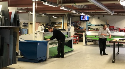Arbete pågår hos Plåtcentrum i Piteå Arbete pågår hos Plåtcentrum i Piteå