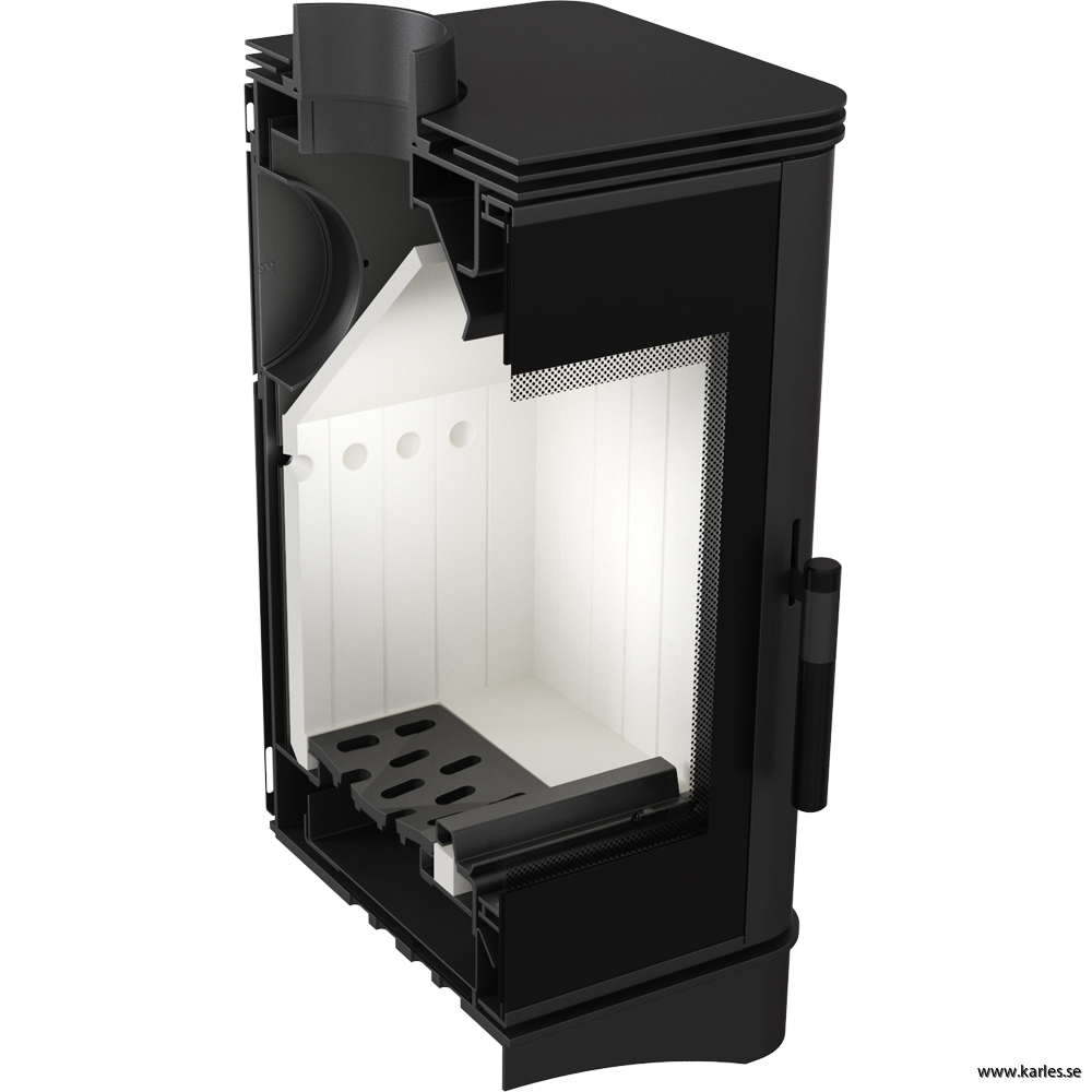Braskamin VEGA effekt 3,5-8kW | KARLES-butik