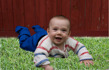 Busbyxan Baby brun/grön