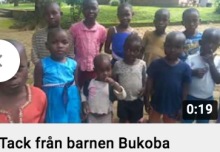 Tack från barnen i Bukoba