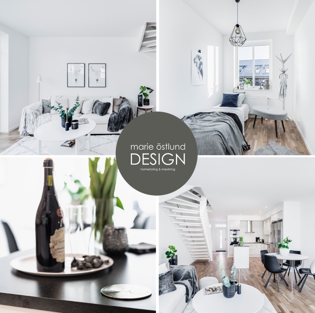 Homestyling & Inredning av lägenhet på Saltsjövägen i Halmstad - HOmestyling av Marie Östlund Design