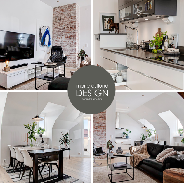 Homestyling av taklägenhet i Halmstad - Homestyling i Hamstad av Marie Östlund Design Homestyling av taklägenhet i Halmstad - Homestyling i Hamstad av Marie Östlund Design