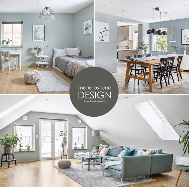 Homestyling Halmstad - Styling av villa Marie Östlund Design